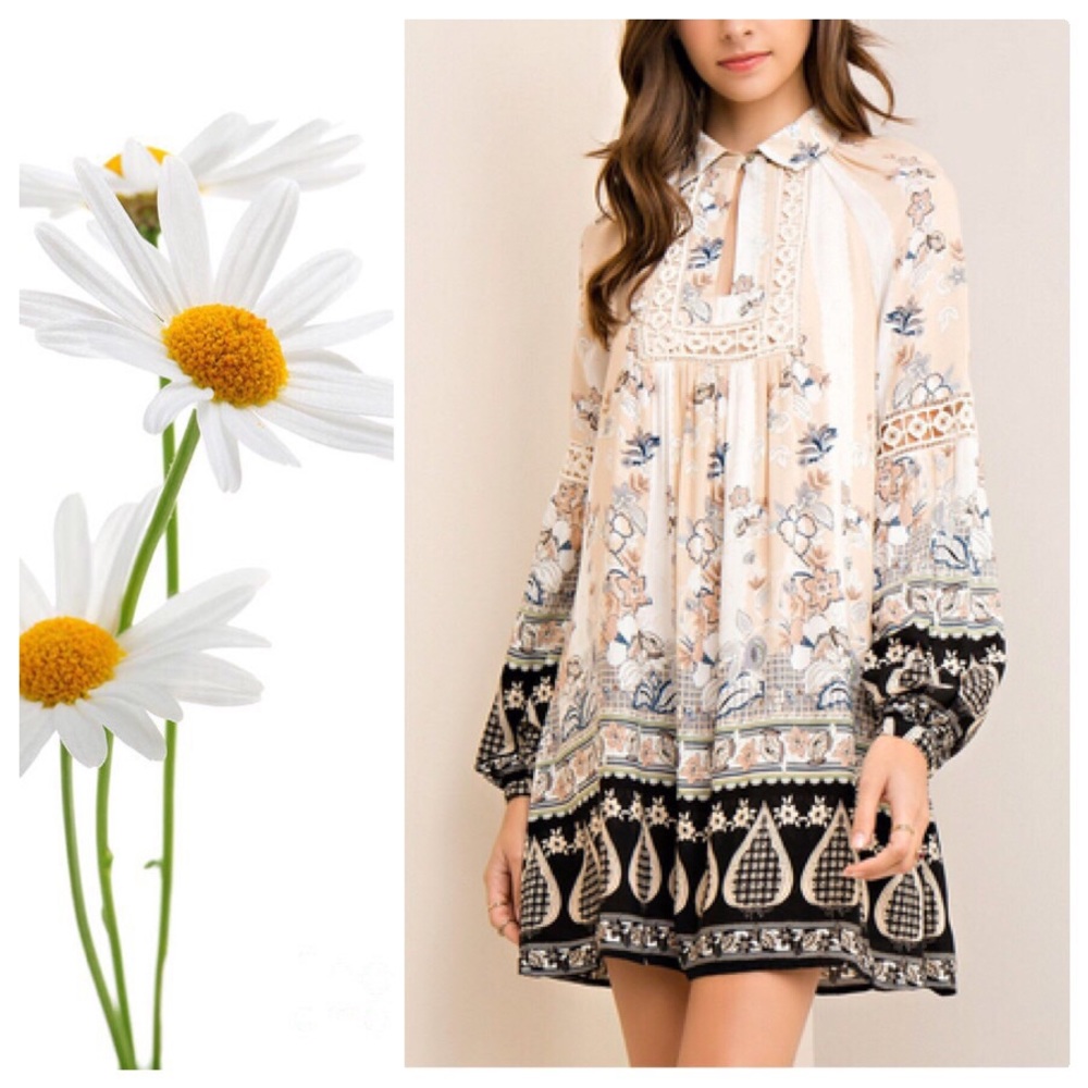 Entro Kayleigh Multi Print Tunic Dress - Picture 6 of 8